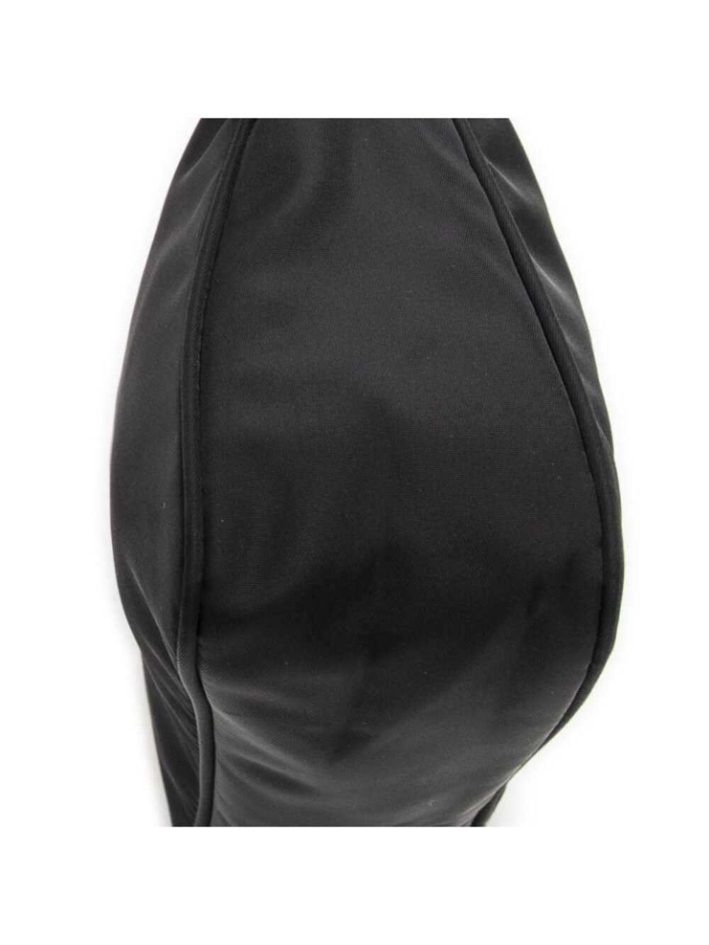 Prada Vintage Mini Zip Hobo Black Nylon Canvas - Picture 8 of 10